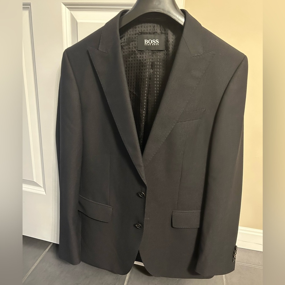 Boss Hugo Boss H-Huge-Peak-214 Slim-Fit Virgin Wool Sport Jacket